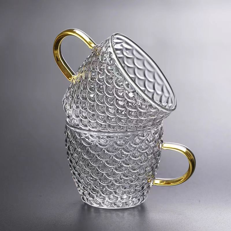 Coffee Tea And Sugar Set - 가정용 작은 유리 찻잔 세트, 커피