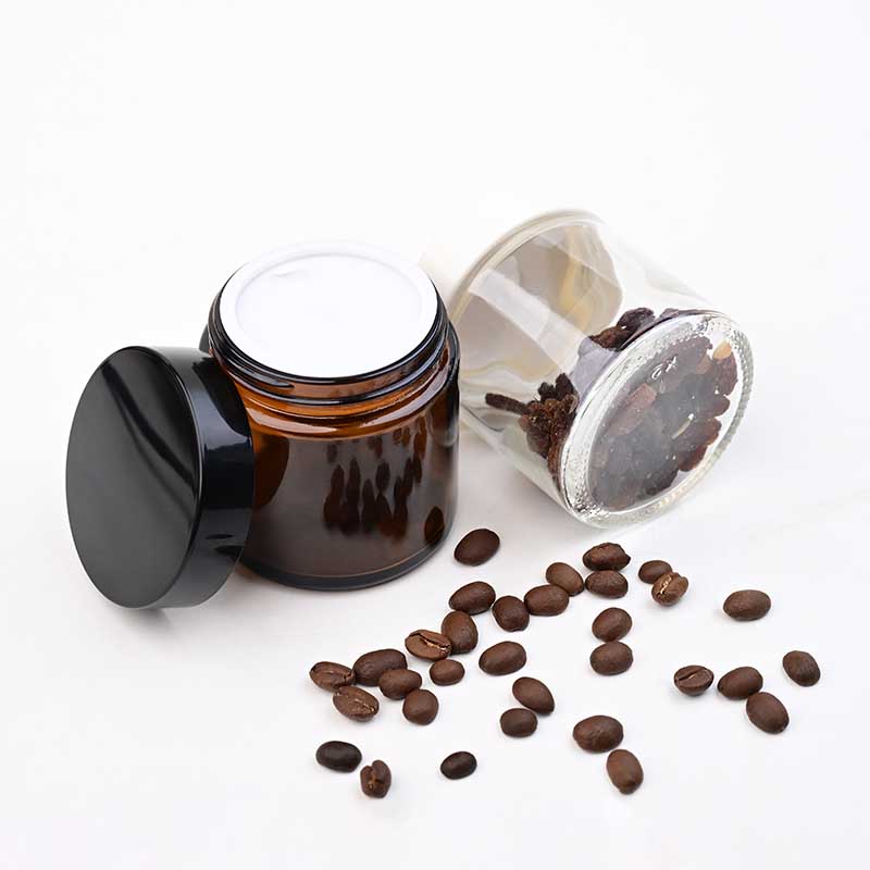 Coffee Tea Beans - 휴대용 커피 콩 저장 유리 항아리