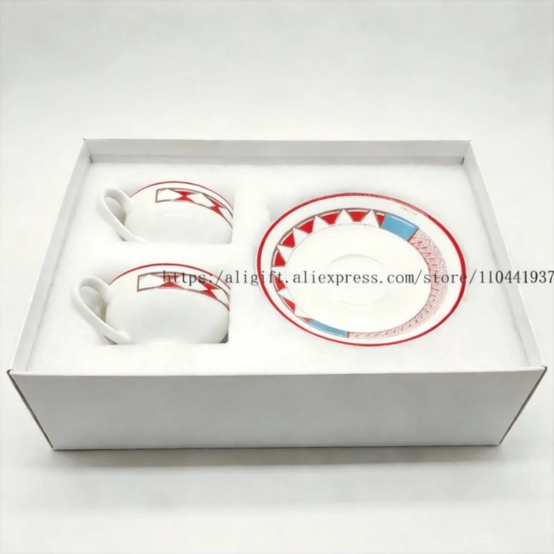Coffee Tea And Sugar Set - 본차이나 가족용 고급 본차이나 커피컵 세트