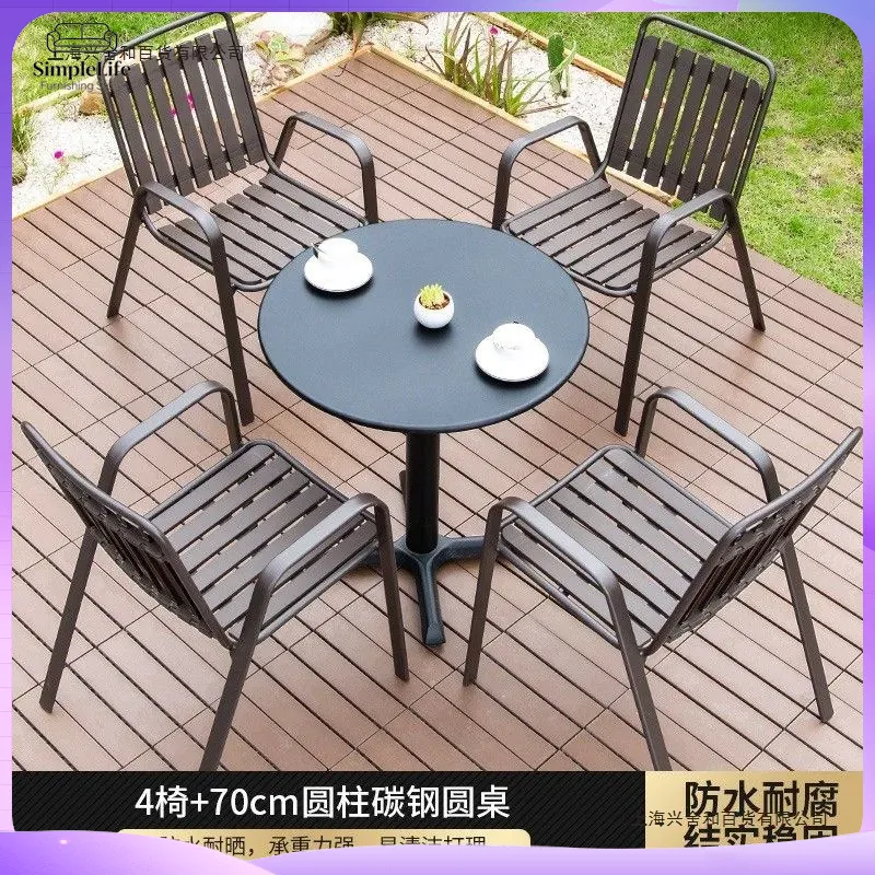 야외용 원목 커피 테이블, 파티오 발코니 정원용 소형  - Coffee Tea Garden 리뷰 및 가격