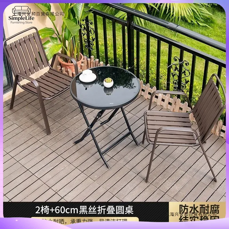 야외용 원목 커피 테이블, 파티오 발코니 정원용 소형  - Coffee Tea Garden 리뷰 및 가격