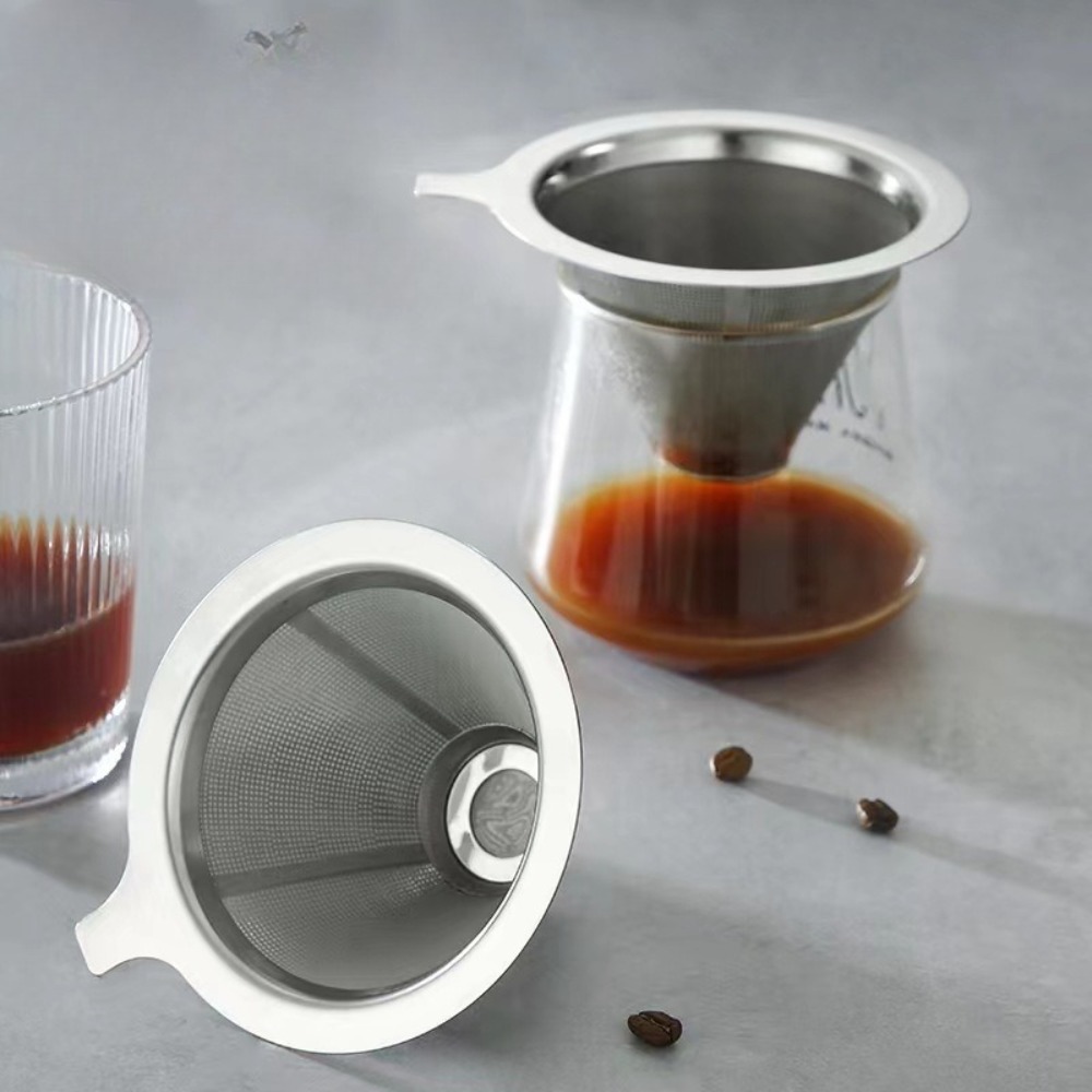 종이를 사용하지 않는 대형 재사용 가능 커피 필터 스트 - Coffee & Tea Haus 리뷰 및 가격