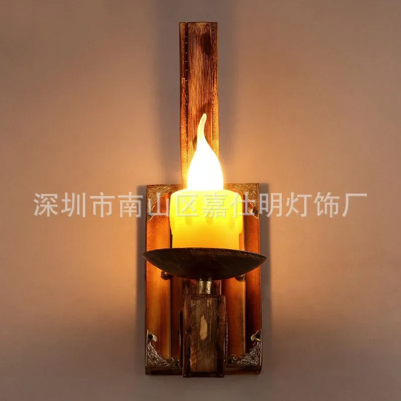 창의적인 미국 컨트리 스타일 레진 원목 벽등, 독창적인 - Switching Coffee To Tea 리뷰 및 가격