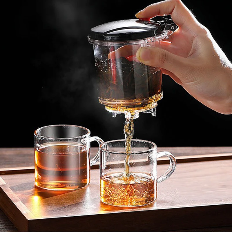 D2 내열 유리 티포트 원클릭 필터링 티포트 차 물 분 - Tea Coffee Pot Set 리뷰 및 가격