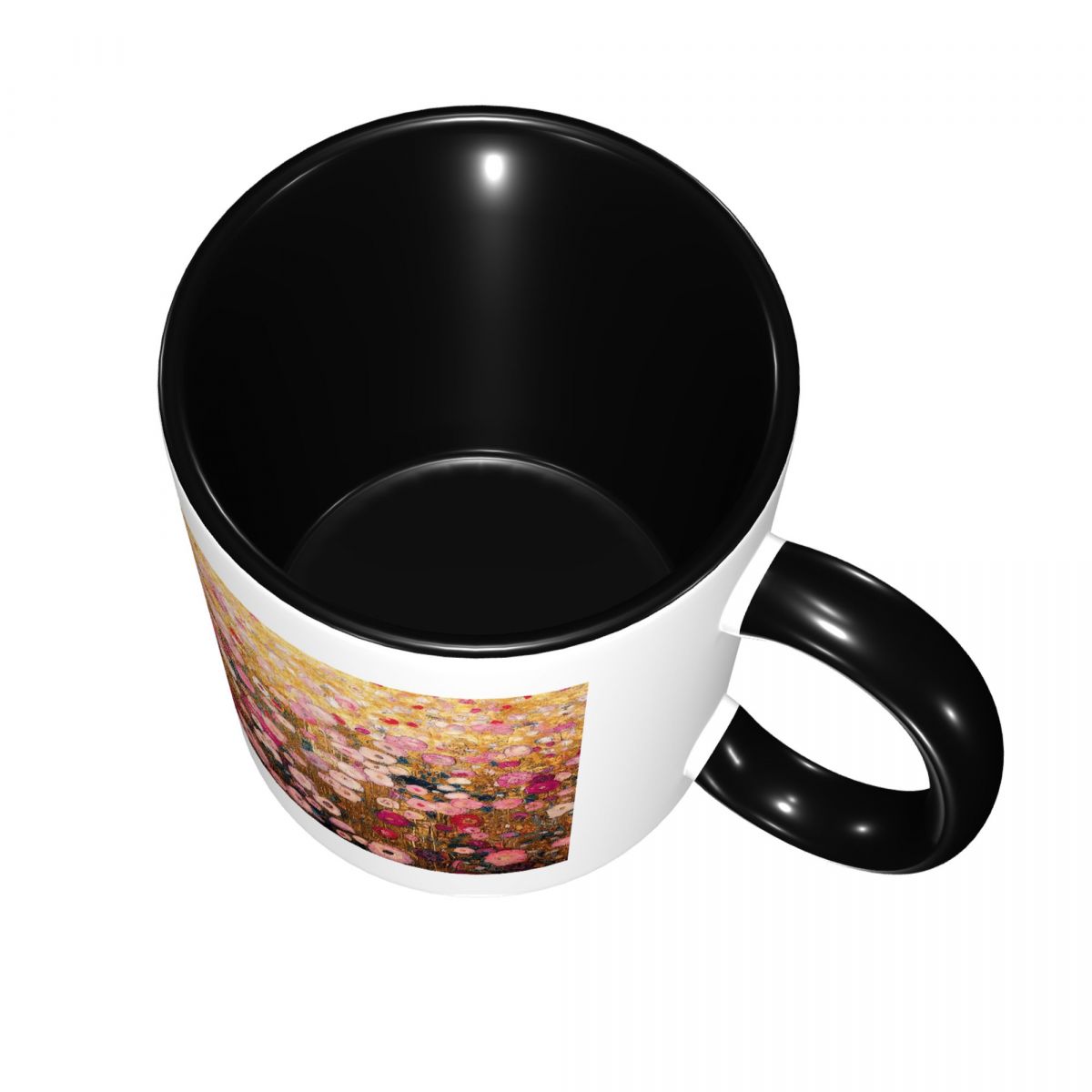 구스타프 클림트 핑크 플라워 가든 머그 재미있는 세라믹 - Coffee Tea Garden 리뷰 및 가격
