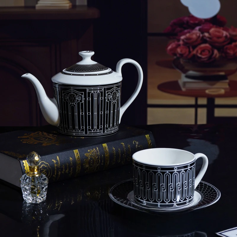 심플한 유럽풍 차 세트 세라믹 커피 컵 라이트 럭셔리  - Coffee Tea And Sugar Set 리뷰 및 가격