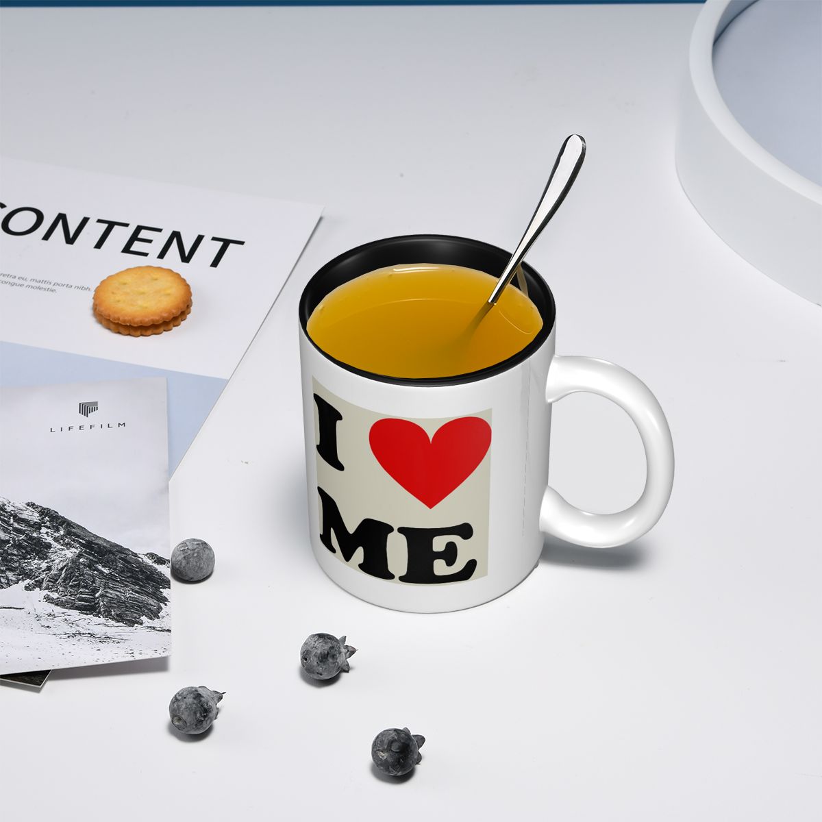 나는 나 자신을 사랑한다 하트 머그 재미있는 세라믹 커 - Coffee Tea You And Me 리뷰 및 가격