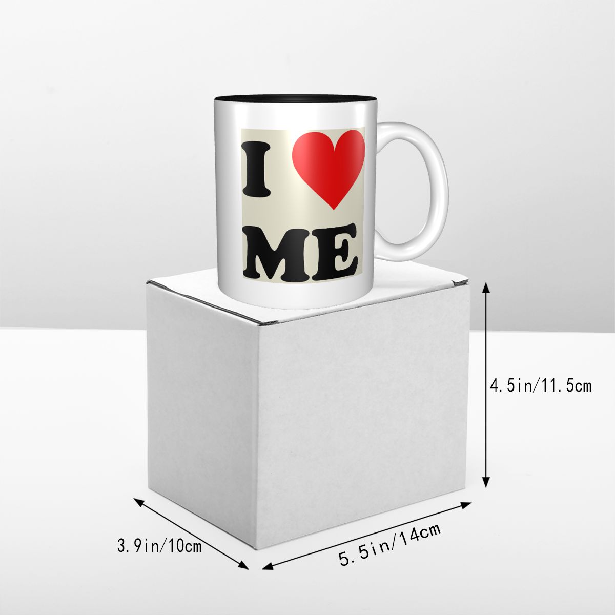 나는 나 자신을 사랑한다 하트 머그 재미있는 세라믹 커 - Coffee Tea You And Me 리뷰 및 가격