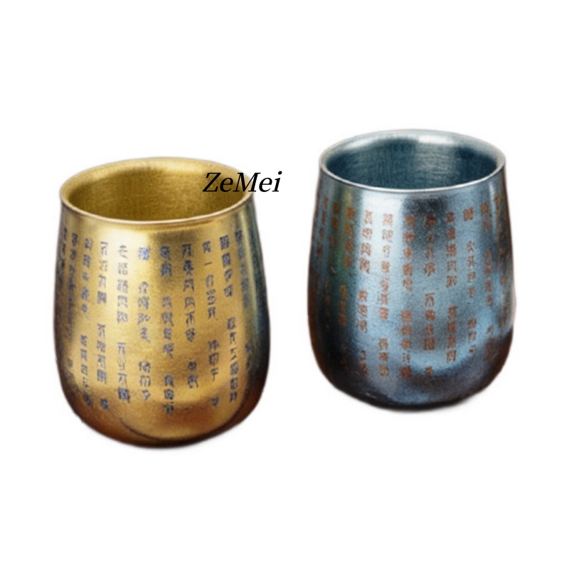 1Pcs 순수 티타늄 이중벽 커피 머그잔, 레이저 새겨 - Double Wall Mug 리뷰 및 가격