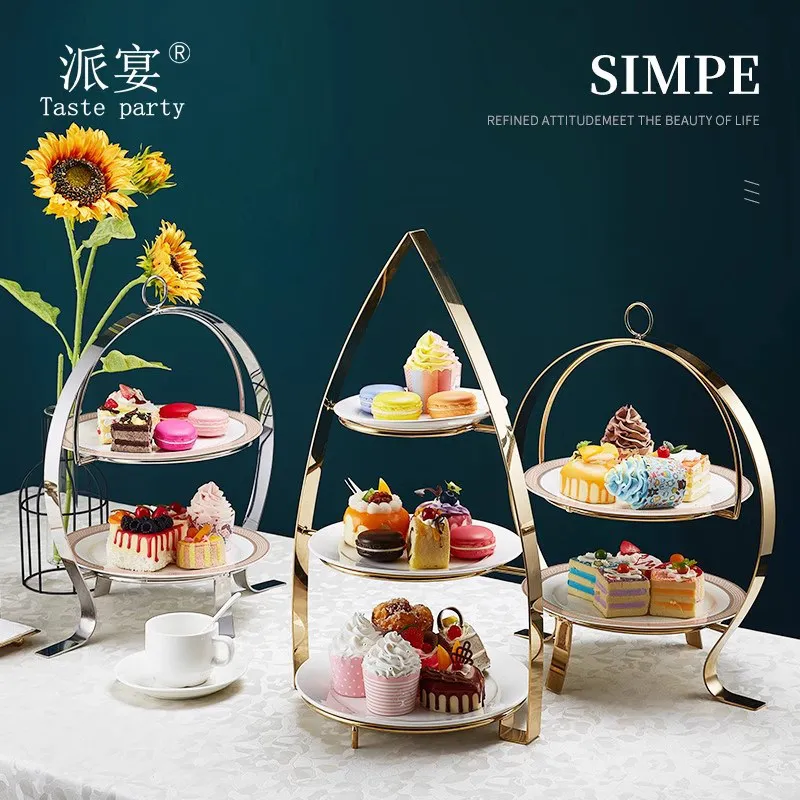 애프터눈 티 간식 진열대, 3단 과일 트레이, 케이크, - Coffee Tea Break 리뷰 및 가격