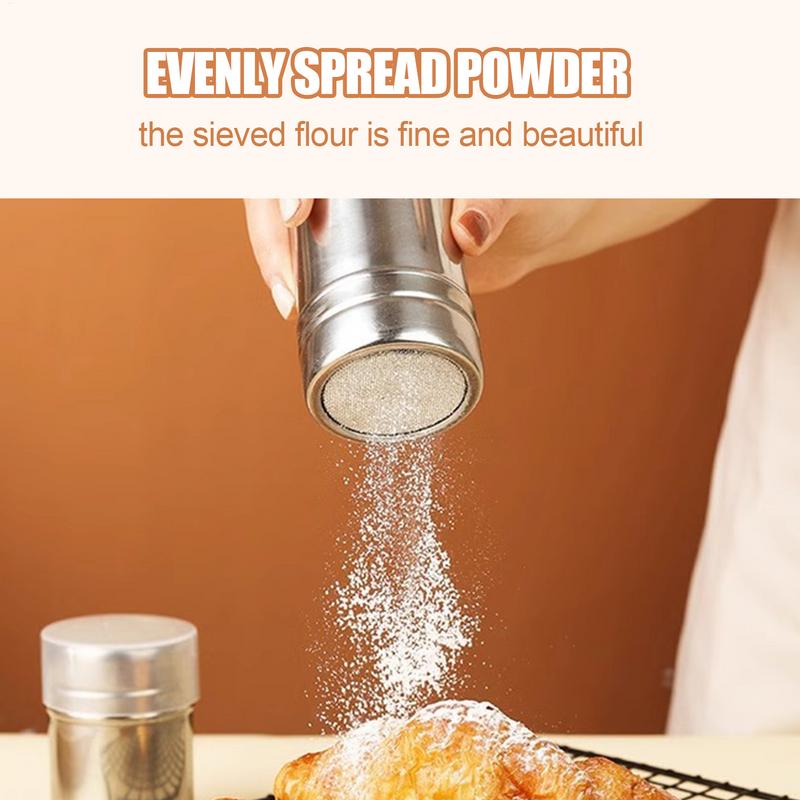스테인리스강 분말 스프링클러 병, 밀가루 체 먼지털이  - Coffee And Tea Filter 리뷰 및 가격