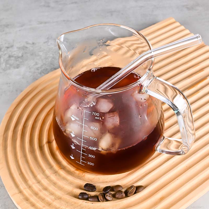 신제품 고보로실리케이트 700ml 유리 푸어 오버 커피 - Coffee Tea And Sugar Set 리뷰 및 가격