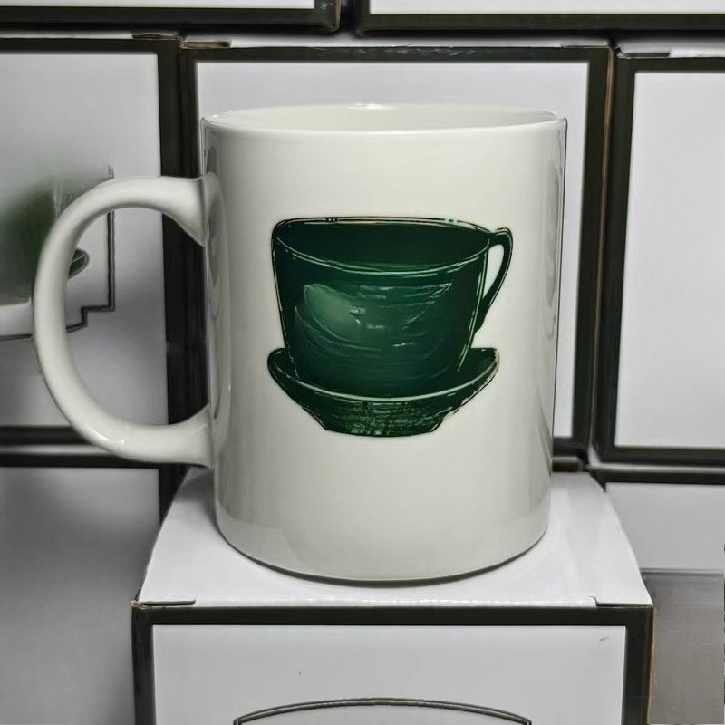 중세풍 그린 카페 세라믹 빈티지 애프터눈 티 커피잔 딤 - Coffee Tea Green 리뷰 및 가격