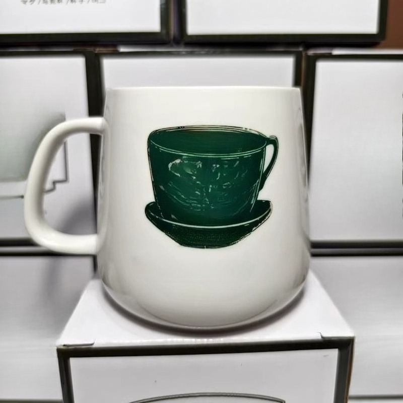 중세풍 그린 카페 세라믹 빈티지 애프터눈 티 커피잔 딤 - Coffee Tea Green 리뷰 및 가격