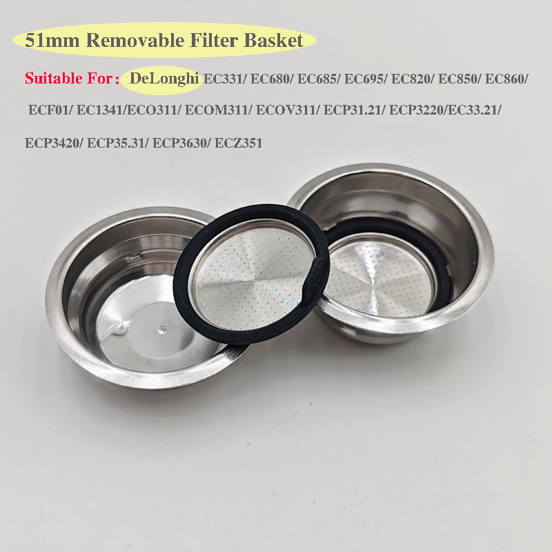 51mm 커피 기계 액세서리 이동식 필터 바구니 DeL - Coffee And Tea Filter 리뷰 및 가격