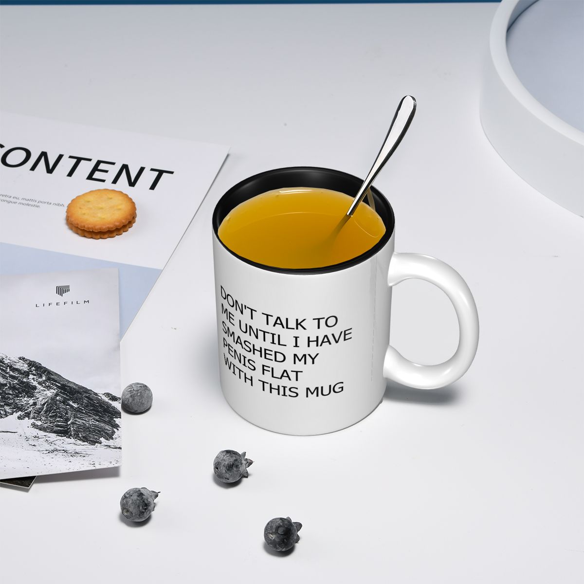 머그컵까지 기다려주세요. 재미있는 세라믹 커피잔, 차  - Coffee Tea You And Me 리뷰 및 가격