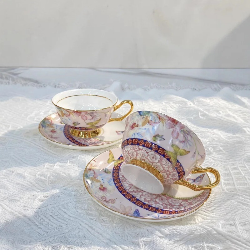 고급스러운 디자인의 컵과 접시, 에나멜 컬러 가든 애프 - Coffee Tea Garden 리뷰 및 가격