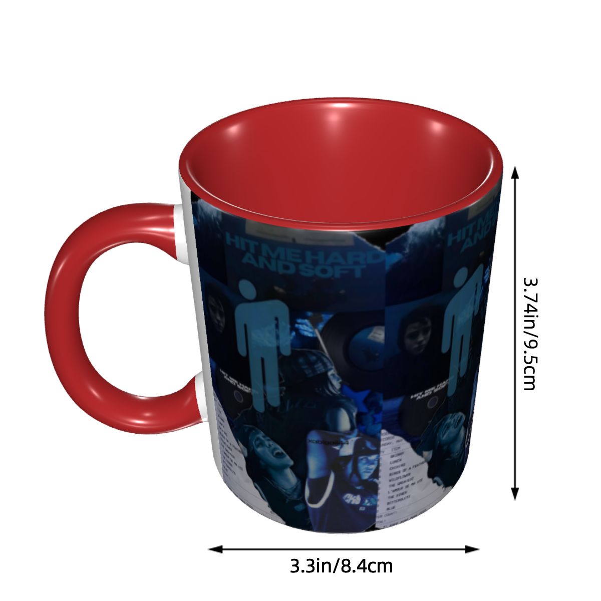 히트 미 하드 앤 소프트 뮤직 앨범 머그컵 재미있는 세 - Coffee Tea You And Me 리뷰 및 가격